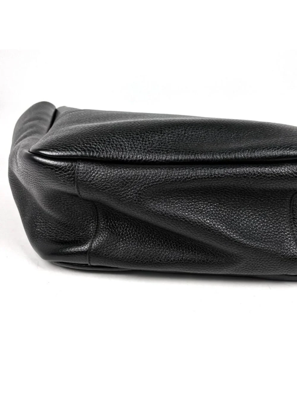 Saint Laurent le Cassette Bear Tote Bag Leather Black
